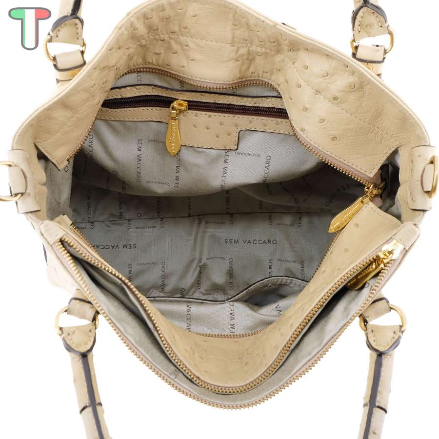 Sem Vaccaro Struzzo Beige 756