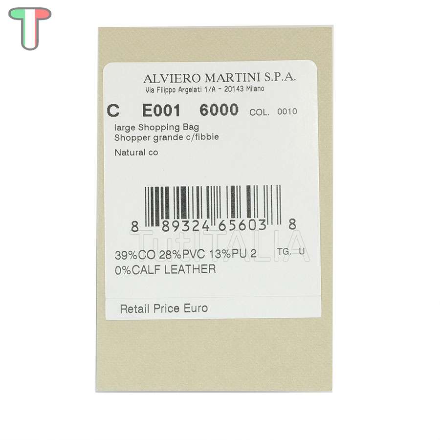 Alviero Martini 1 Classe Geo Classic Naturale CE0016000 0010