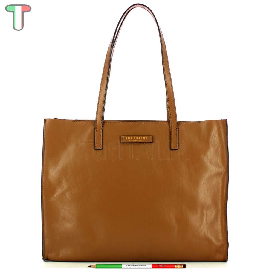 The Bridge Shopper Mirra Oyster ABB./Oro 04131401 TE