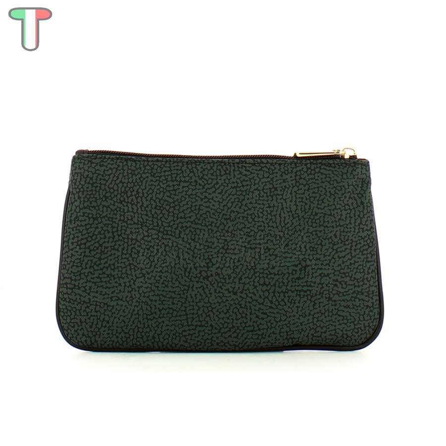 Borbonese Bustina Piatta Tortora/Marrone 220363J47148