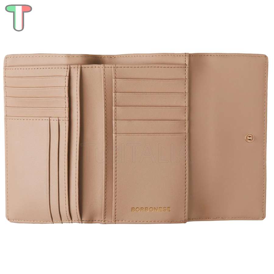 Borbonese Portafoglio Classica Medium Sabbia 930115I15C75