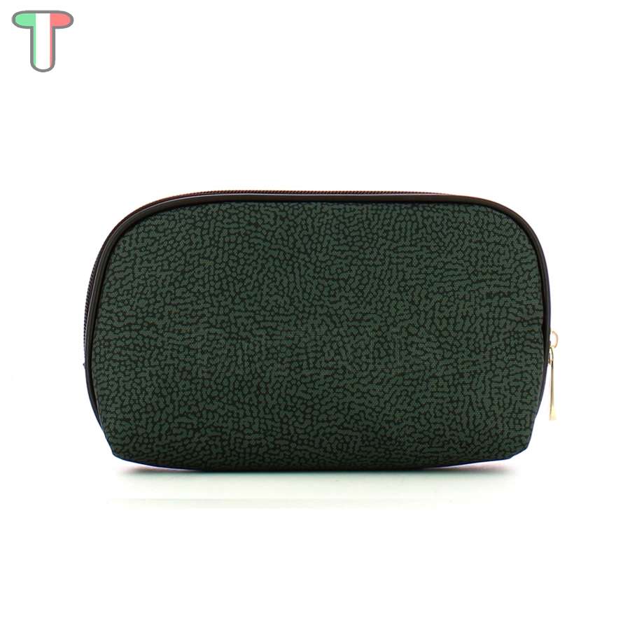 Borbonese Beauty Case Medium Peltro 220358J47148