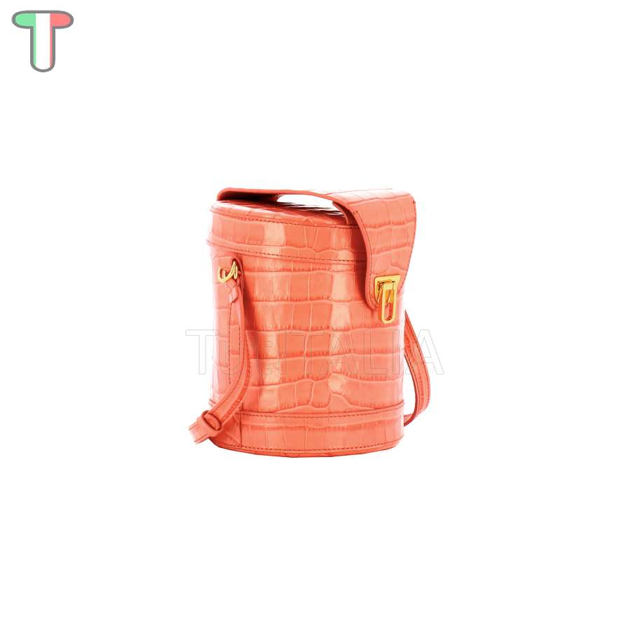 Coccinelle Orchestra Shiny Croco Geranium E1L2G230101P18