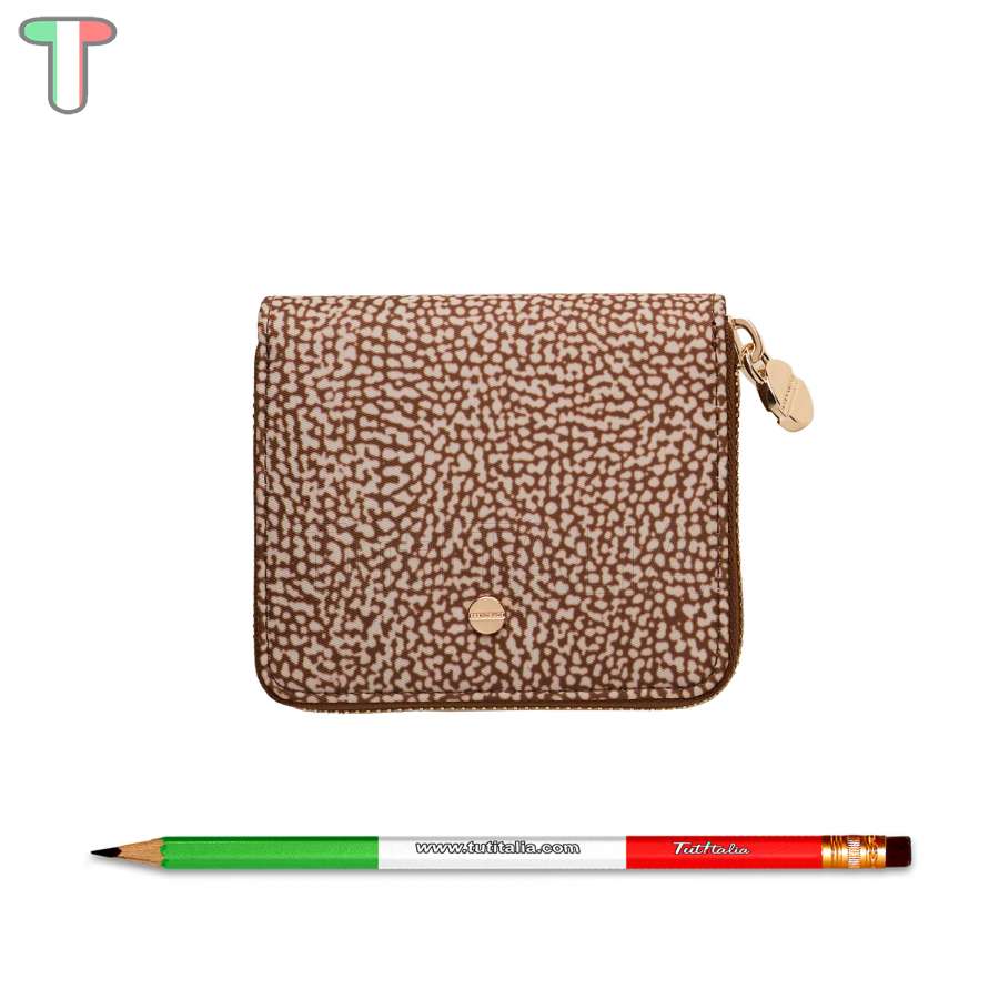 Borbonese Portafoglio Classica Medium Beige/Marrone 930156I15994