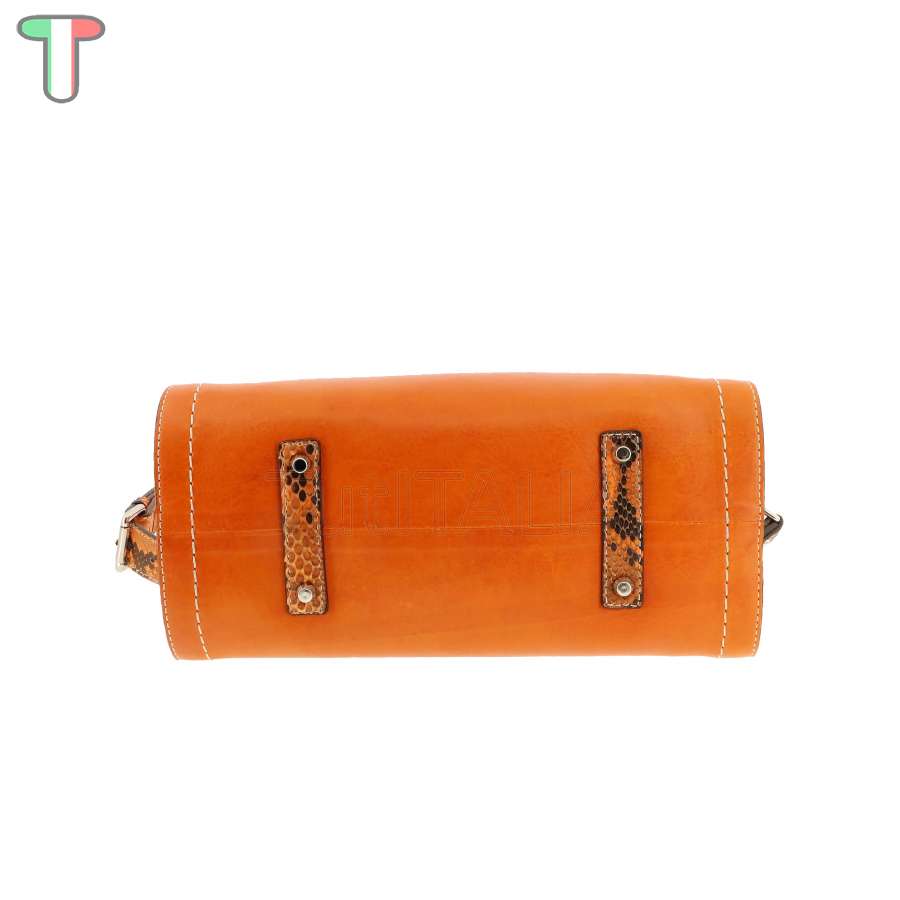 Sem Vaccaro Vacchetta Pitone Arancio 2503