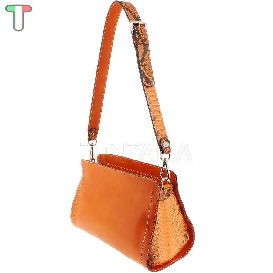 Sem Vaccaro Vacchetta Pitone Arancio 2503