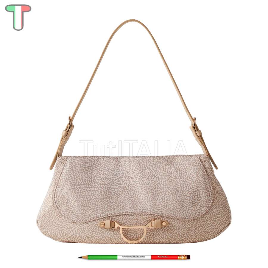 Borbonese Hobo Capri Medium Sand 923402I15C75