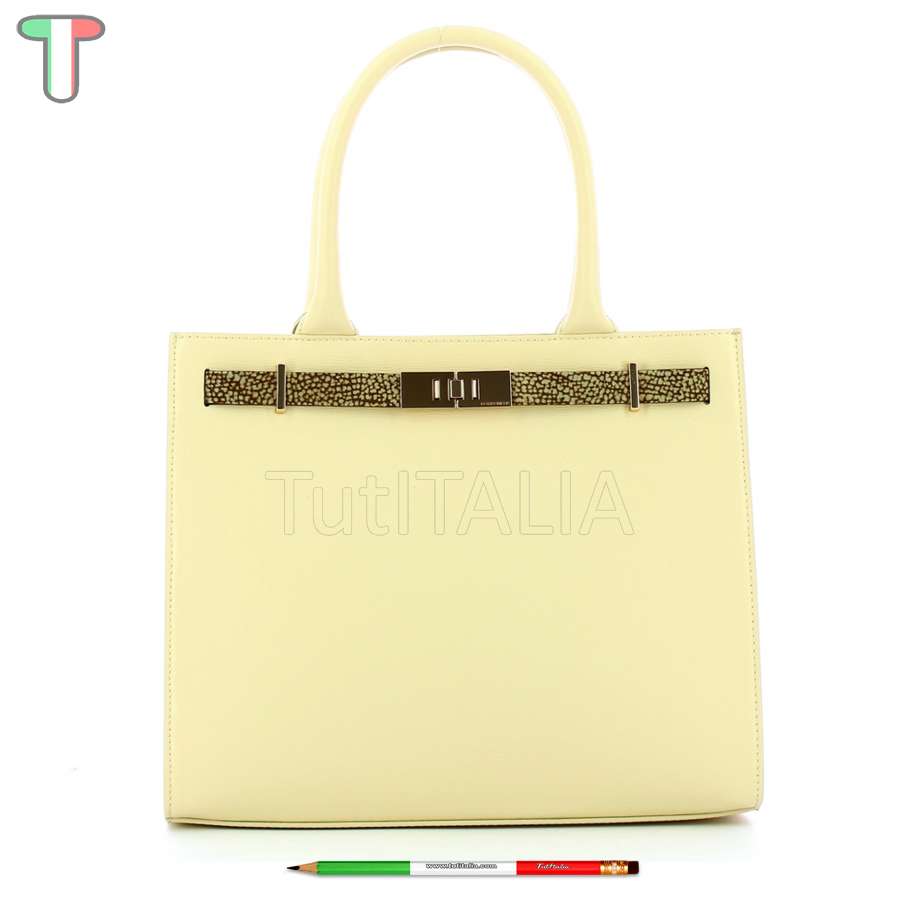 Borbonese Shopping Bag Medium Out Of Office Butter 924641BB0Y90