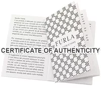 FURLA CERTIFICATE OF AUTHENTICITY